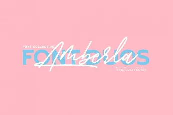 Amberla Signature font