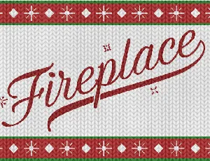 Fireplace PERSONAL USE ONLY font