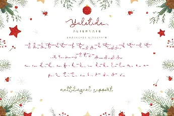 Yuletide font