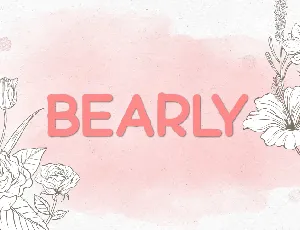 Bearly font