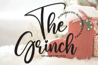 The Grinch Script font