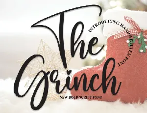 The Grinch Script font