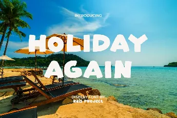 Holiday Again Demo font