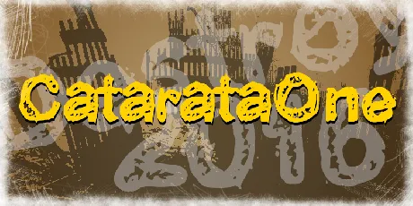 CatarataOne font