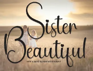 Sister Beautiful font