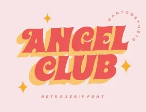 Angel Club Display font