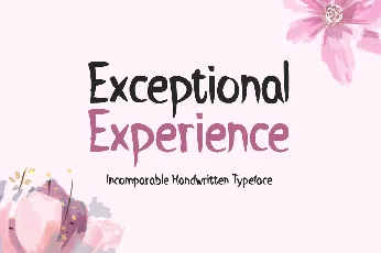 Exceptional Experience font