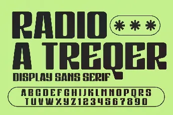 RADIO A TREQER font