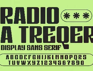 RADIO A TREQER font