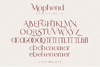 Morphen font