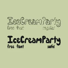 IceCreamParty font