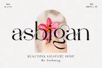 Asbigan font