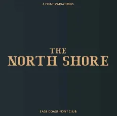 The North Shore Serif font