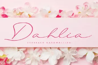 Dahlia Script font