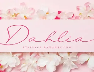 Dahlia Script font