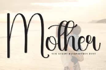 Mother Script font