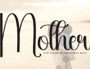 Mother Script font