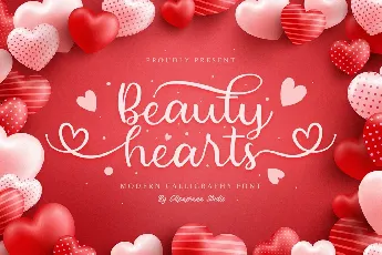 Beauty Hearts font