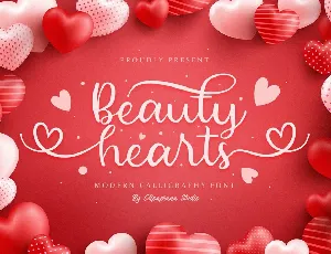 Beauty Hearts font