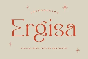 Ergisa font