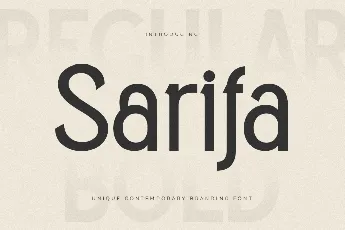 Sarifa font