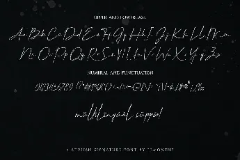 Belligiant Signature font