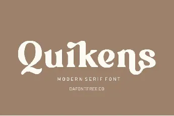 Quikens font