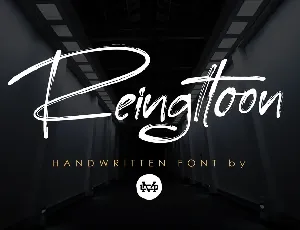 Reingttoon DEMO font