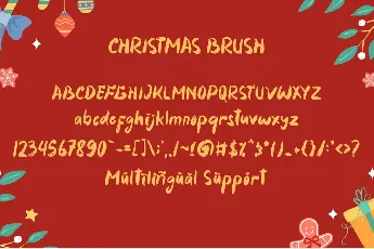 Christmas Brush font