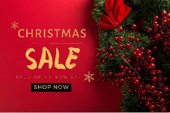 Christmas Brush font