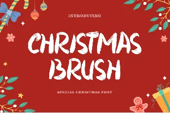 Christmas Brush font