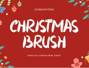 Christmas Brush font