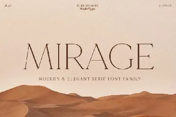 MADE Mirage Serif Family font