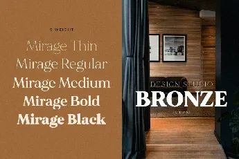 MADE Mirage Serif Family font