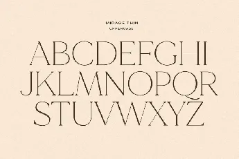 MADE Mirage Serif Family font