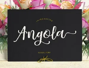 Angola Script font