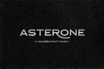 Asterone font