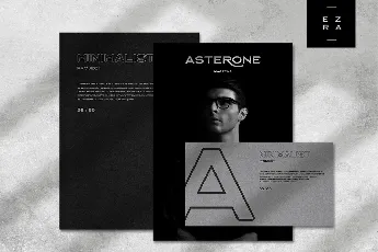 Asterone font