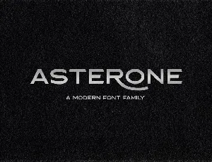 Asterone font