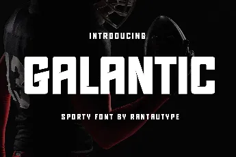 Galantic font