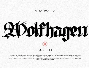 Wolfhagen font