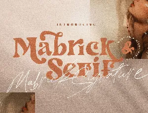 Mabrick Serif font