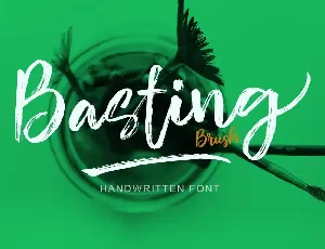 Basting Brush font