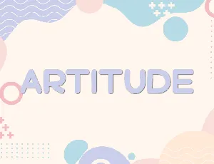 Artitude font