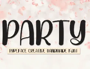 Party Display font