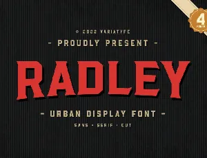 Radley Sans font