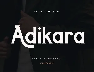 Adikara font