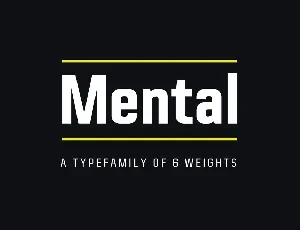 Mental font