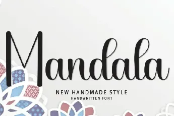 Mandala Handwritten Typeface font