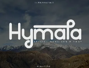 Hymala font